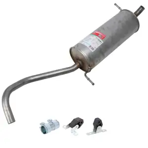 ERNST Endschalld&auml;mpfer + Anbausatz f&uuml;r VW Polo 4 Ibiza 3 Fabia 1 1.2 / 12V 54/64 PS