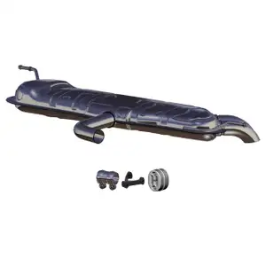 ERNST Endschalld&auml;mpfer Auspuff Endtopf + Anbausatz f&uuml;r VW Golf 5 / Plus 1.9 TDI 90/105 PS