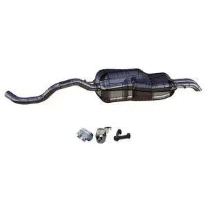 ERNST Endschalld&auml;mpfer + Anbausatz f&uuml;r VW Golf 4 1.8 T/GTI 2.0 2.3 V5 1.9 TDI A3 8L1 1.8 T