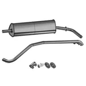 ERNST Endrohr + Mittelschalld&auml;mpfer + Anbausatz f&uuml;r VW Up SEAT Mii SKODA CITIGO 1.0