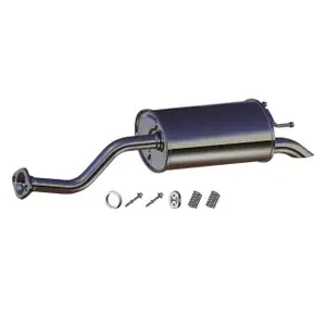 ERNST Endschalld&auml;mpfer Auspuff + Anbausatz f&uuml;r HONDA Jazz 2 1.2 i-DSI 1.3 iDSi 78/83 PS