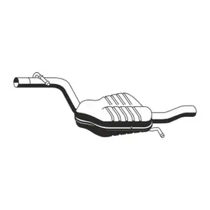 ERNST 156158 Mittelschalld&auml;mpfer Mitteltopf f&uuml;r VW Passat B6 B7 1.8 TSI 2.0 FSI 150/160 PS