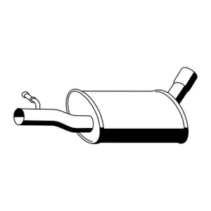 ERNST 161039 Mittelschalld&auml;mpfer f&uuml;r VW Tiguan (5N_) 1.4 TSI 4motion 150/160 PS ab 05.2008