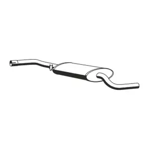 ERNST 176057 Mittelschalld&auml;mpfer Mitteltopf f&uuml;r VW Transporter T4 2.0 2.5 1.9/2.4D