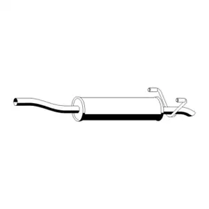 ERNST 390125 Mittelschalld&auml;mpfer f&uuml;r MERCEDES-BENZ Sprinter B906 OM646 OM642 9064901001