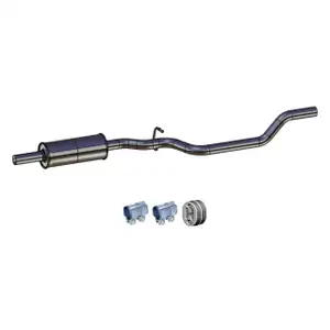 ERNST Mittelschalld&auml;mpfer Mitteltopf + Anbausatz f&uuml;r VW Passat B6 1.9/2.0 TDI 105-140 PS