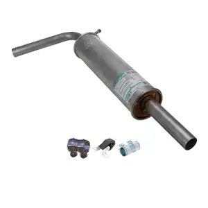 ERNST Mittelschalld&auml;mpfer Mitteltopf + Anbausatz f&uuml;r VW Polo 4 1.2 / 12V 54/64 PS