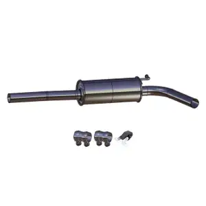 ERNST Mittelschalld&auml;mpfer + Anbausatz f&uuml;r VW Polo 5 SEAT Ibiza 4 SKODA Fabia 2 1.4 1.6 LPG