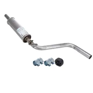 ERNST 140027 Mittelschalld&auml;mpfer Mitteltopf + Anbausatz f&uuml;r VW Caddy 3 1.4 75/80 PS
