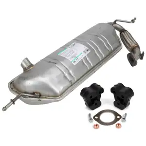 ERNST Endschalld&auml;mpfer + Anbausatz f&uuml;r SMART ForTwo 451 1.0 61/71 PS 05.2008-12.2015
