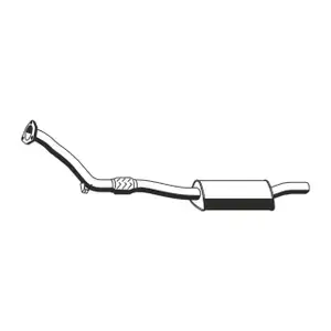 ERNST 143226 Vorschalld&auml;mpfer f&uuml;r VW Passat B5 B5.5 AUDI A4 B5 1.6 100-102 PS 8D0253209C