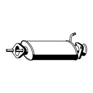 ERNST 540094 Vorschalld&auml;mpfer f&uuml;r ALFA ROMEO GTV Spider (916) 1.8/2.0 T.SPARK 16V 60611771