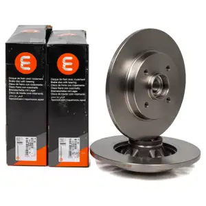 EUROREPAR Bremsscheiben + Radlager Satz f&uuml;r CITROEN C4 2 DS4 PEUGEOT 1 hinten 1619238880
