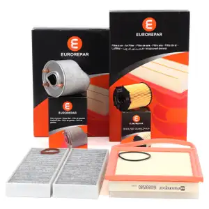 EUROREPAR Filterset 4-tlg f&uuml;r PSA Berlingo C4 Picasso 1 2 3008 5008 Partner/Tepee 1.6 HDi