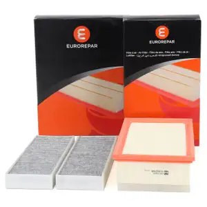 EUROREPAR Innenraumfilter + Luftfilter f&uuml;r PSA C4 Picasso 2 Jumpy 3 3008 5008 Expert 2.0 D