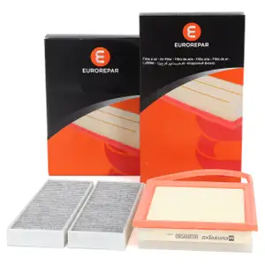EUROREPAR Innenraumfilter + Luftfilter f&uuml;r PSA Berlingo Picasso 3008 5008 Partner 1.6 HDi