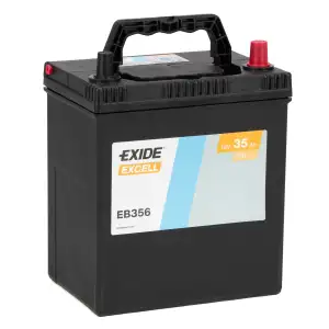 EXIDE EB356 EXCELL Autobatterie Starterbatterie 12V 35Ah EN240A Pluspol rechts