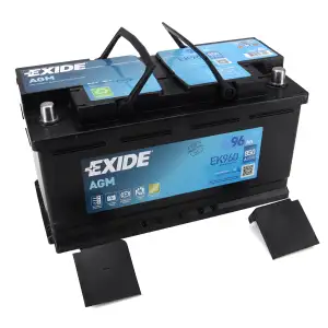 EXIDE EK960 AGM START-STOP Autobatterie Batterie Starterbatterie 12V 96Ah EN850A