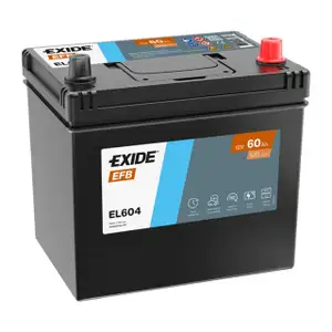 EXIDE EL604 EFB START-STOP Autobatterie Batterie Starterbatterie 12V 60Ah EN520A