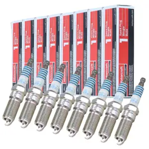 8x ORIGINAL Ford MOTORCRAFT Z&uuml;ndkerze Mustang MK6 5.0 V8 416-460 PS ab 10.2017 2479493