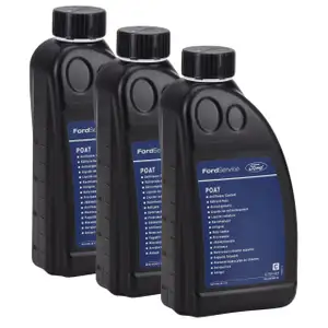 3L 3 Liter ORIGINAL FORD POAT K&uuml;hlerfrostschutz Frostschutz Konzentrat GELB/GR&Uuml;N 2733434