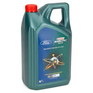5L 5 Liter ORIGINAL FORD CASTROL MAGNATEC DIESEL Motoröl 0W20 0W-20 WSS-M2C952-A1 15F73C