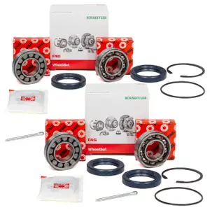 2x FAG 713611530 Radlagersatz f&uuml;r VW K&auml;fer 1500 1600 181 PORSCHE 924 2.0 944 2.5 hinten
