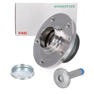 FAG Radlagersatz f&uuml;r VW Golf 5 6 Passat B6-B8 AUDI A3 SEAT Leon SKODA Superb 2 3 hinten