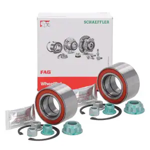 2x FAG Radlagersatz f&uuml;r VW Golf 4 AUDI A3 8L Leon 1M Octavia 1 vorne o. hinten 1J0498625A