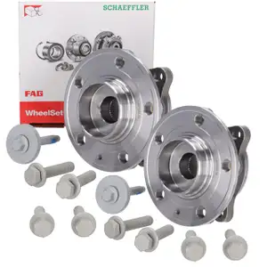 2x FAG 713660210 Radnabe + Radlager f&uuml;r VOLVO S60 I S80 I V70 II XC70 I vorne 31329980