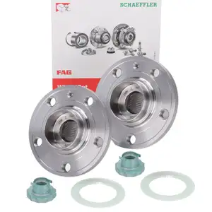 2x FAG Radnabe f&uuml;r VW Polo 4 5 6 A1 8X GB Ibiza 3-5 Fabia 1-4 Kamiq Rapid vorne 6R0407621A