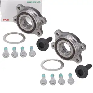 2x FAG Radlagersatz f&uuml;r AUDI A6 C6 A8 4E R8 VW Phaeton vorne o. hinten 4F0598625B