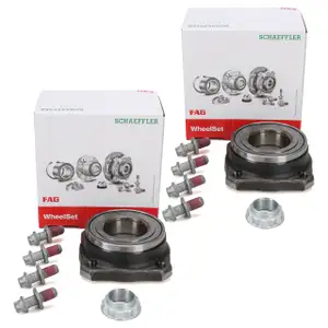 2x FAG 713649570 Radlagersatz Radlager f&uuml;r BMW X3 F25 X4 20-35i 18-35d hinten 33406787015
