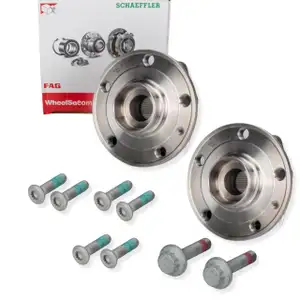 2x FAG 713610980 Radnabe + Radlager für VW Golf 7 AUDI 8V Leon 3 3 vorne 5Q0407621A