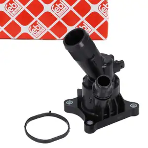 febi 174574 Thermostat + Gehäuse + Sensor für VOLVO S60 2 S90 2 V40 V70 3 2 XC60 2 XC70 2