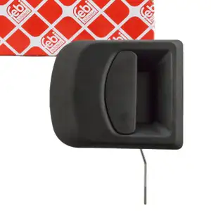 febi 101983 T&uuml;rgriff T&uuml;rbet&auml;tigung Schwarz f&uuml;r IVECO Daily 3 4 5 vorne links 99489589