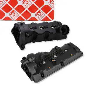 2x FEBI Ventildeckel + Dichtung AUDI A4 B8 A5 8F A6 C7 A7 4G A8 Q5 8RB VW Touareg 3.0 TDI