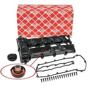 febi Ventildeckel + Dichtung + Deckel für MERCEDES W205 X/C253 R172 Sprinter B906 OM651