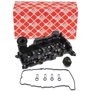 febi Ventildeckel + Dichtung + Einf&uuml;lldeckel f&uuml;r MINI R56 R55 R60 R61 One D / Cooper D N47