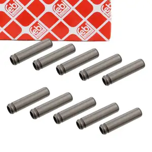 10x febi 14822 EINLASSSEITE Ventilf&uuml;hrung f&uuml;r MERCEDES/8 W115 W123 W460 W110 OM615/616/617