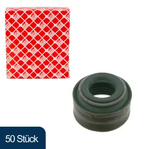 50x febi 03351 EINLASS Ventilschaftabdichtung f&uuml;r FORD Escort 4 Fiesta 2 Sierra 1 2