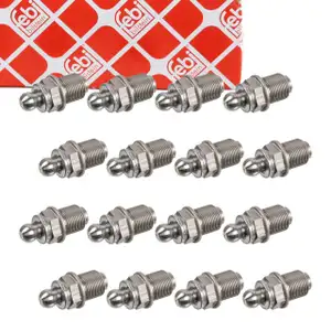 16x febi 07377 Ventilstößel für MERCEDES S-Klasse W116 W126 C126 SL R107 C107 M116 M117