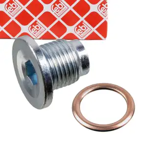 febi M16 x 15 Ölablassschraube für OPEL Astra L Corsa F PEUGEOT 206 207 308 5008 2 Expert