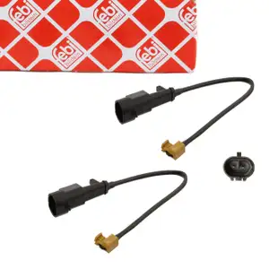 2x febi 35447 Warnkontaktkabel Warnkontaktsensor f&uuml;r IVECO Daily 3 4 vorne