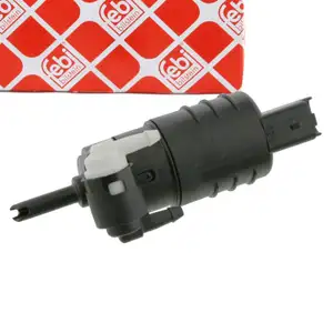 febi Waschwasserpumpe Dualpumpe f&uuml;r RENAULT Clio 2 Twingo Laguna Megane Scenic Espace 3