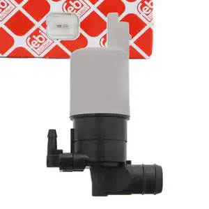 febi Waschwasserpumpe Monopumpe f&uuml;r PEUGEOT CITROEN C4 C5 OPEL NISSAN RENAULT MERCEDES