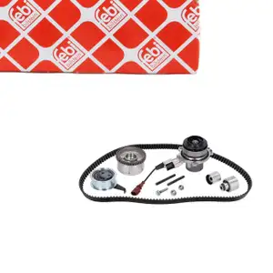 febi 197857 Zahnriemensatz + Wasserpumpe f&uuml;r VW Golf 7 1.6 TDI Crafter T6 2.0 TDI
