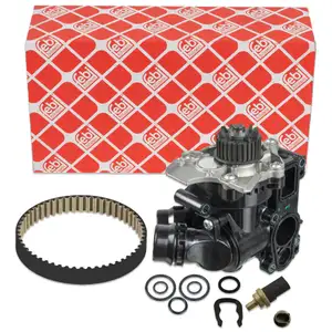 febi Wasserpumpe Thermostat Zahnriemen Sensor f&uuml;r VW Golf 5 6 Passat B6 B7 Tiguan 2.0 TFSI