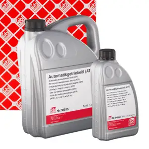 6L 6 Liter febi ATF Automatikgetriebe&ouml;l AUDI BMW HYUNDAI JAGUAR PORSCHE VW