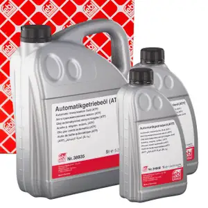7L 7 Liter febi ATF Automatikgetriebe&ouml;l AUDI BMW HYUNDAI JAGUAR PORSCHE VW